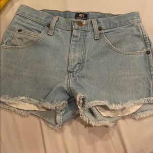 Denim shorts
